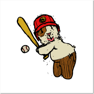 Baseball Guinea Pig Posters and Art